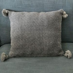 Coussin Marocain Taousate Gris